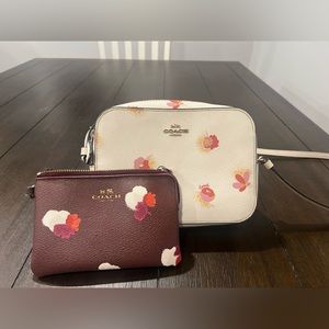 Coach crossbody and wristlet